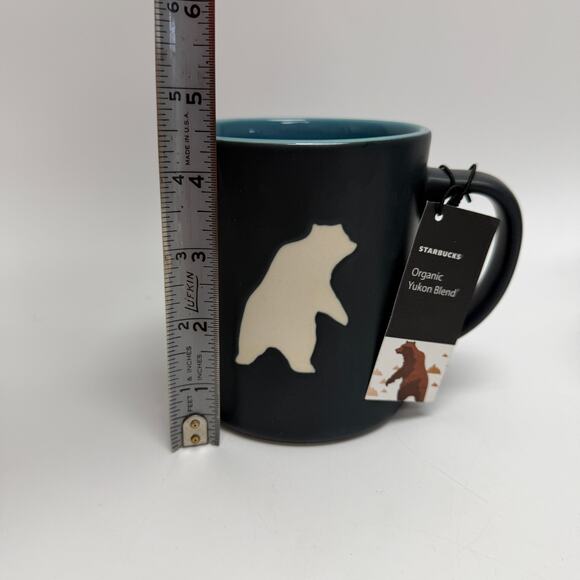 New Lot 2 Starbucks 2012 Yukon Blend Polar Bear Coffee Mug Cup 16 oz Blue Style - Picture 4 of 5